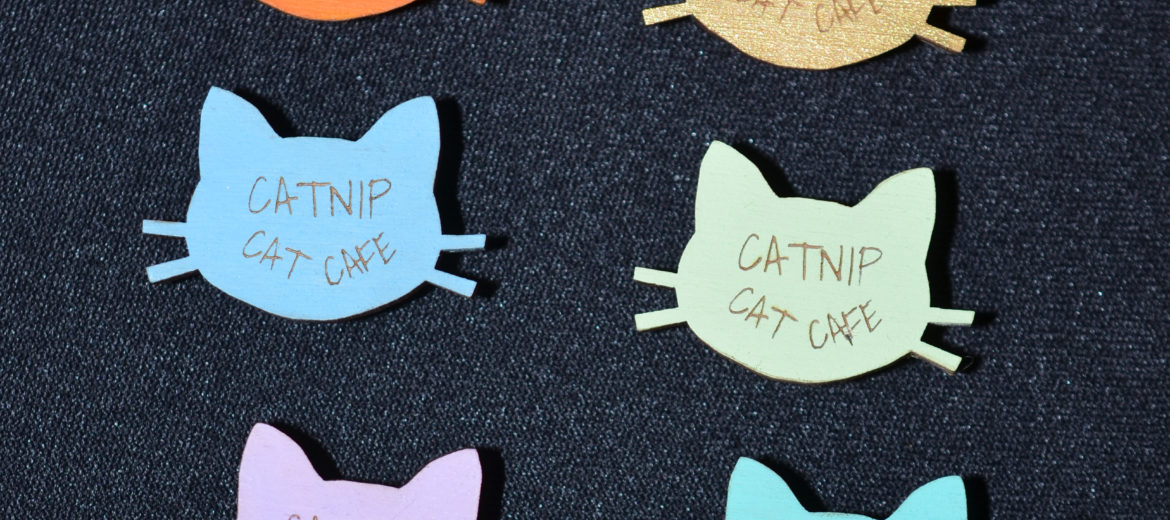 Catnip Cat Cafe Pins