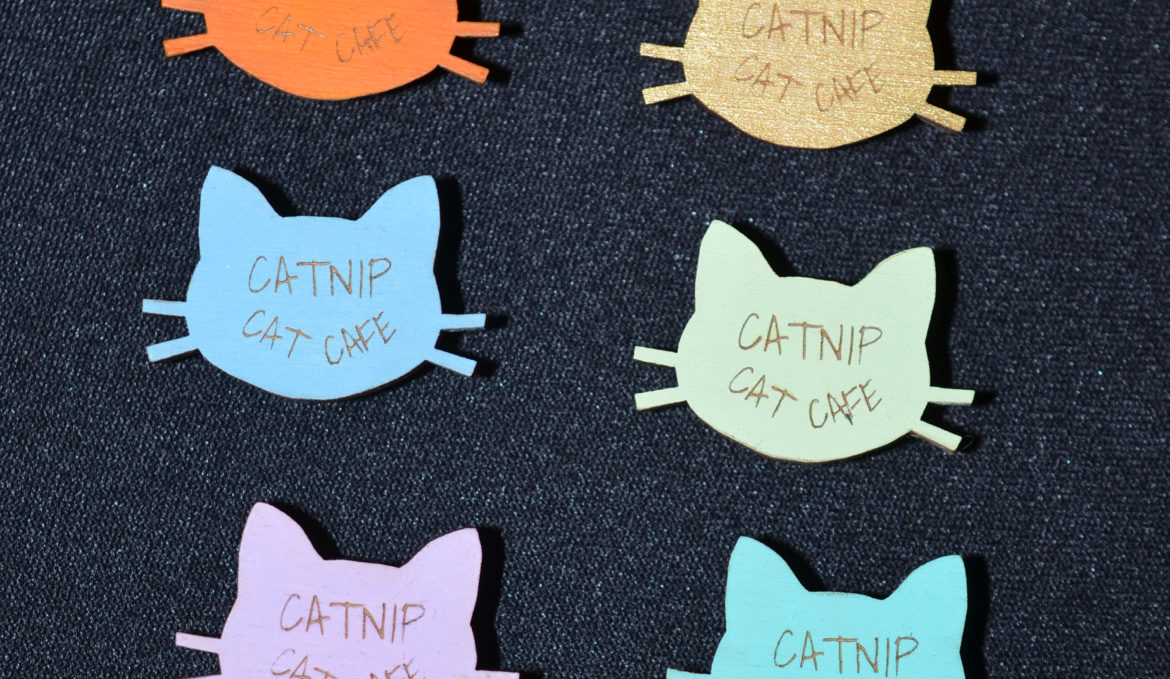 Catnip Cat Cafe Pins